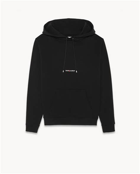 ysl women's hoodie|saint laurent black hoodie.